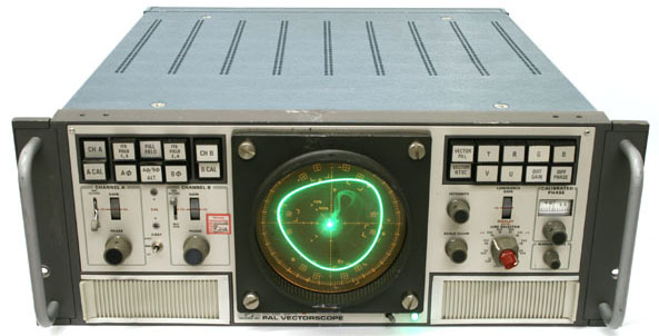 Figura 3 - Vetorscope analizando la señal PAL
