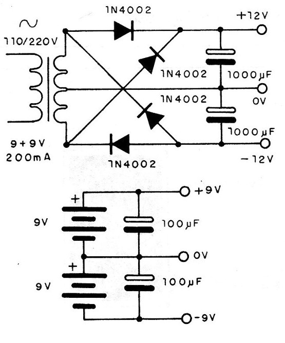 Figura 1 - Fuente para el circuito
