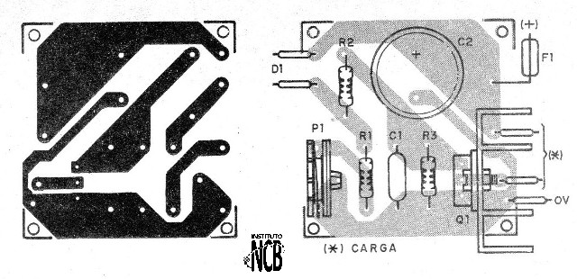 Figura 3 - Placa de circuito impreso para la versión1
