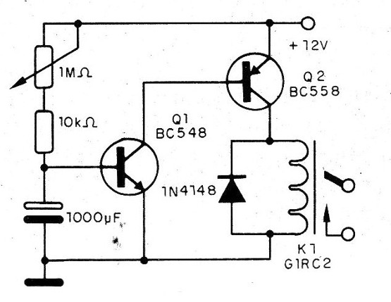 Figura 14 - Temporizador con transistores
