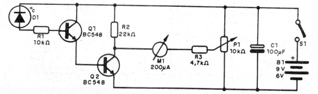 Figura 1 - Diagrama del detector
