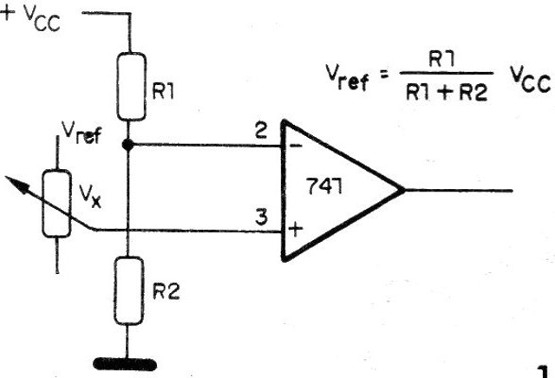 Figura 1 - Conexión de un comparador
