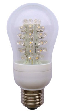 Figura 1 - Lámpara de LED con formato A19
