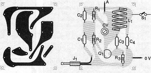 Figura 8 - Placa de circuito impreso para el transmisor.
