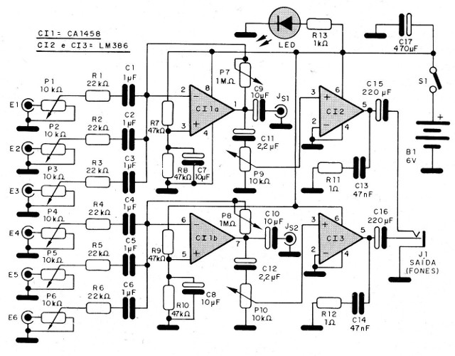 Figura 2 - Diagrama completo del mezclador
