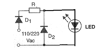 Figura 3 - Circuito con dos diodos
