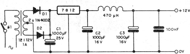 Figura 14 - Fuente para el amplificador
