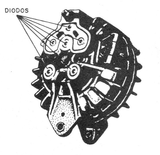 Figura 1 - Los diodos del alternador
