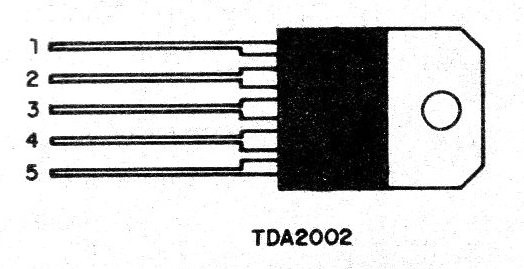 Figura 1 - El TDA2002
