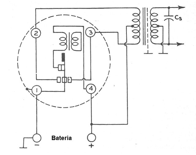 Figura 1 -  Vibrador tipo interruptor.
