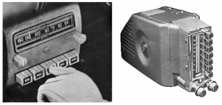 Figura 5 – Radios en coche ha existido desde 1922. En la foto dos curiosos modelos antiguos obtenidos en Internet utilizando válvulas y vibradores.
