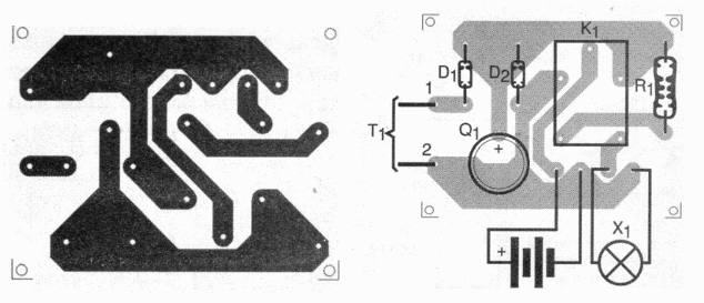 Figura 2 - Placa de circuito impreso para el montaje
