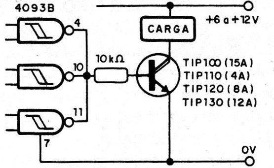 Figura 4 - Circuito con Darlington de potencia
