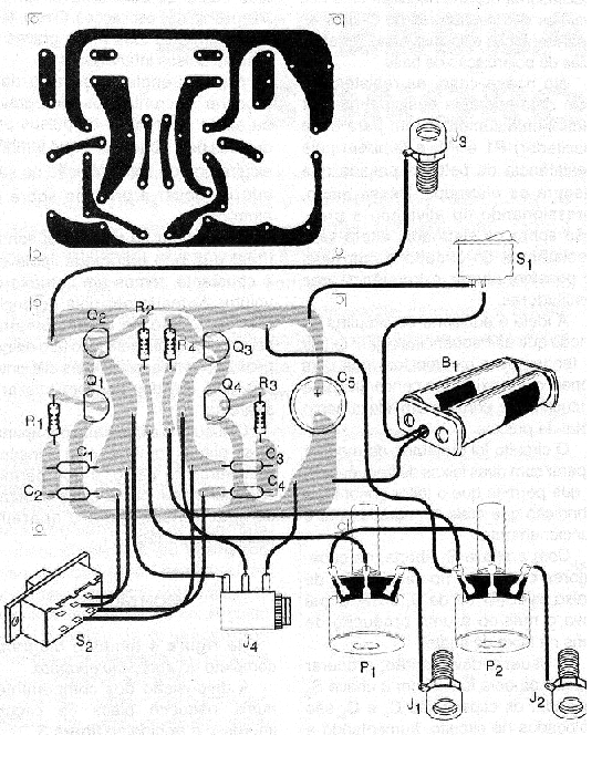 Figura 5 - Placa de circuito impreso para montaje
