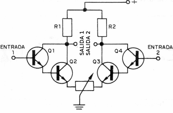 Figura 4 - El amplificador diferencial
