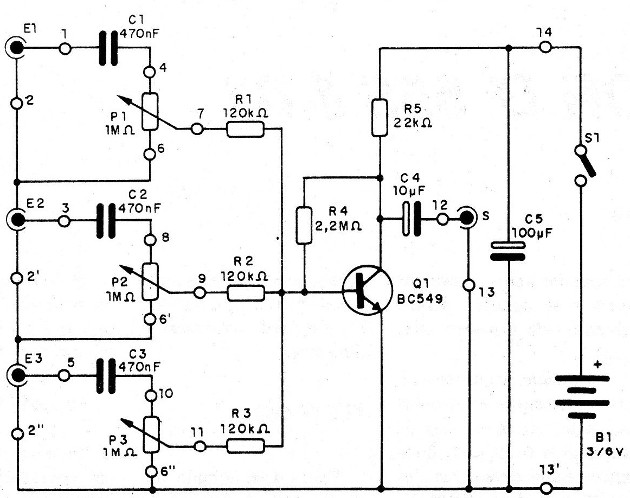 Figura 1 - Diagrama del mezclador

