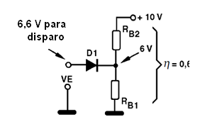Figura 4 – Disparando el transistor de Unijuntura
