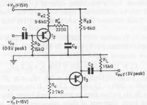 Amplificador Transistorizado de Dos Etapas 
