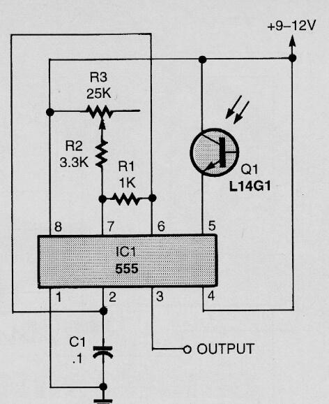 Oscilador controlado por luz con el 555 (2) 
