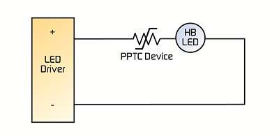 Figura 3 - Protección de LED de alto brillo
