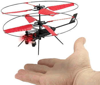 Figura 9 - Micro-Helicóptero alimentado por ultra-capacitor.
