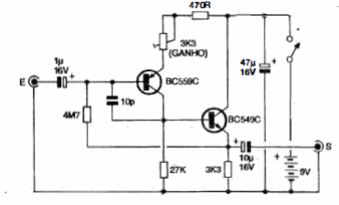 Preamplificador Multi Uso 
