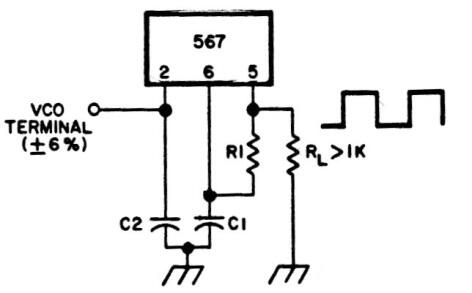 Oscilador de precisión 567 
