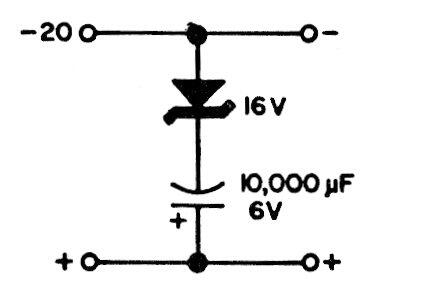 Filtro de ripple con Zener
