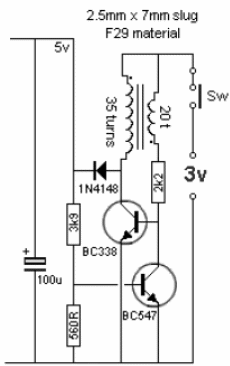 Fuente de alimentación de 5 V de 3 V 
