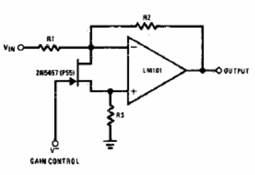Amplificador con ganancia controlada por tensión
