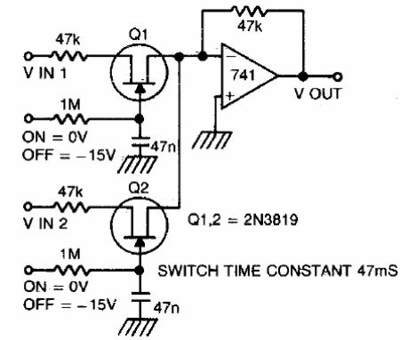 Mezclador de interruptor digital 
