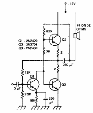 Amplificador 470mW 
