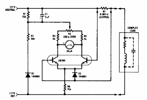 Medidor de potencia de 1 kW 
