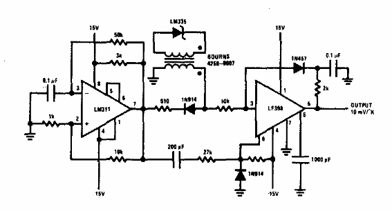 Sensor de temperatura aislado 
