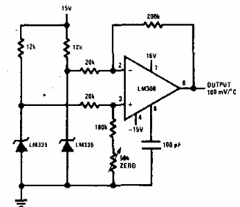 Sensor de temperatura diferencial 2 
