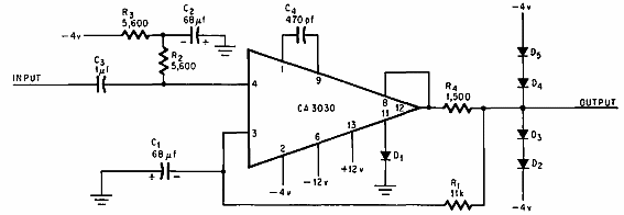 Limitador de rango dinámico de 70 dB 
