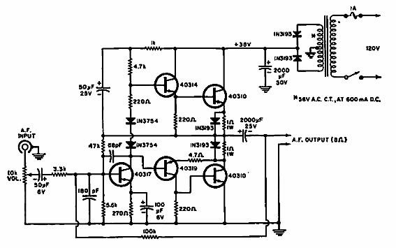 Amplificador 10 W 
