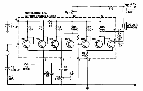 Amplificador de audífono 
