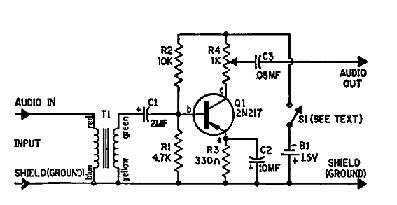 Amplificador de audio 
