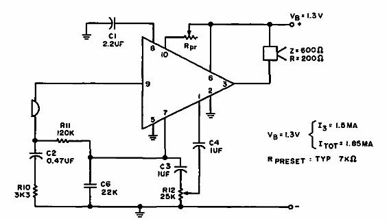 Amplificador 0.9 mW 
