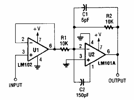 Amplificador inversor 
