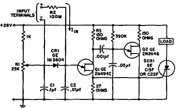 Sensor de nanoamperes 
