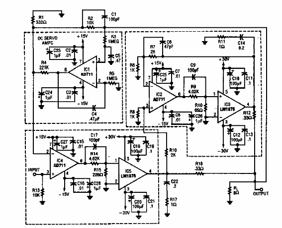 Amplificador 40 W LM1875 
