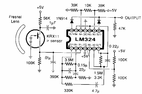 Detector infrarrojo de personas 
