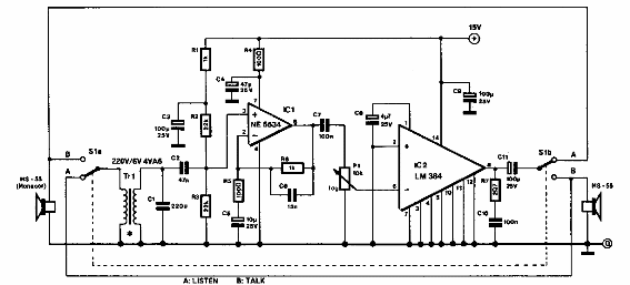 Intercomunicador LM384 
