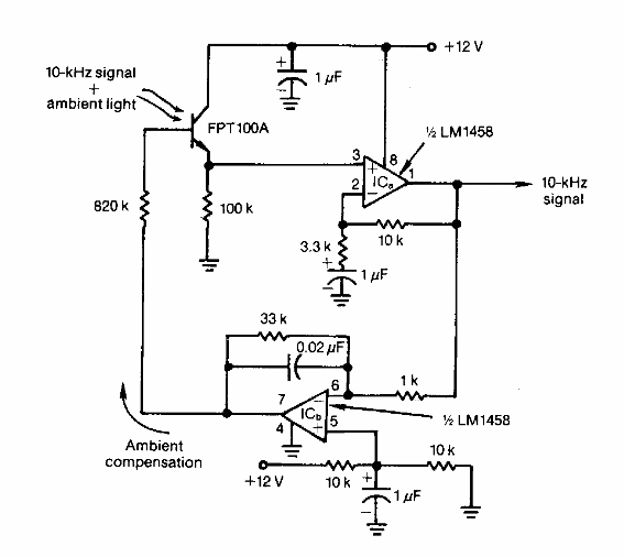 Circuito de luz modulada 
