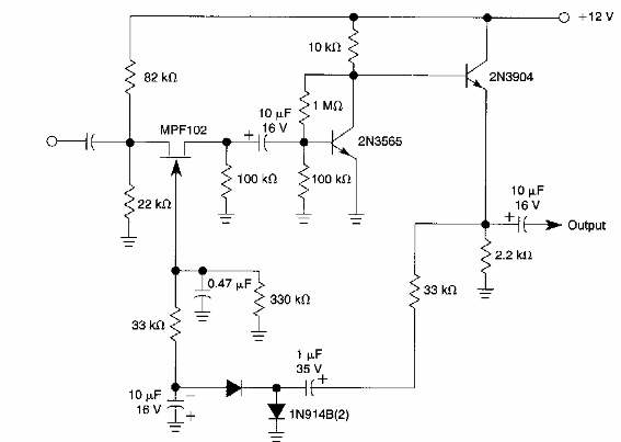 Amplificador de volumen constante 
