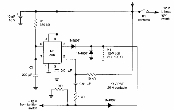 Desconexión automática de faros 
