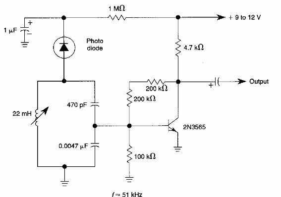 Preamplificador selectivo para fotodiodo 
