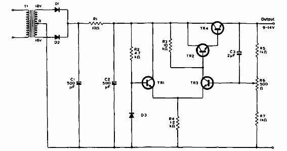 Fuente de alimentación de 12 V con 250 mA 
